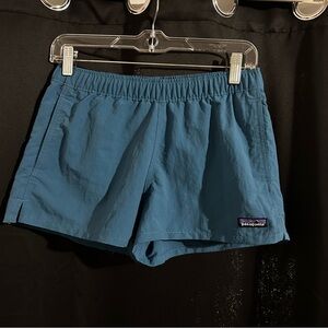 Patagonia Women's Athletic Shorts in Teal. Size XS.